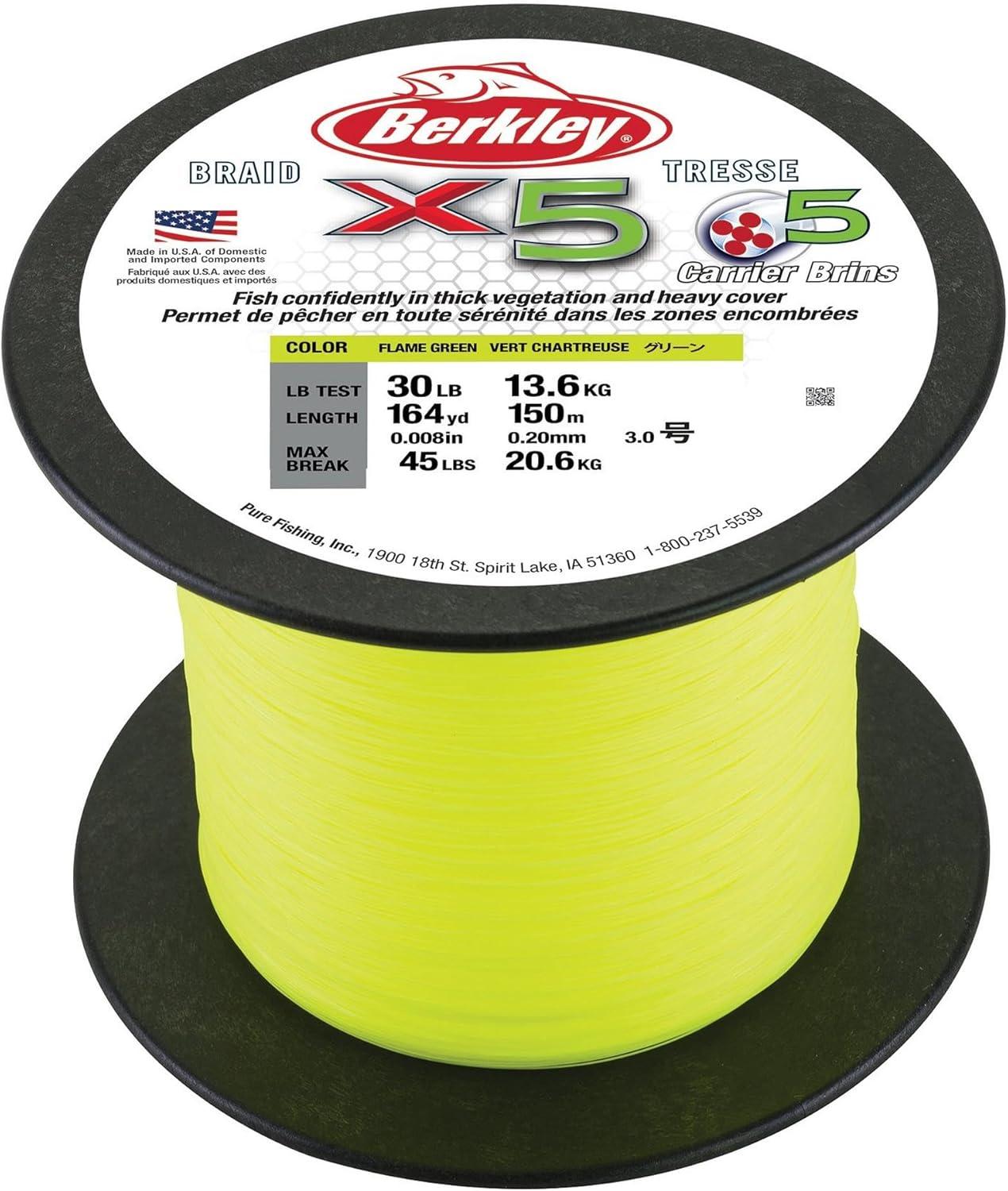 image:imageBerkley x5 Braid Fishing LineCrystal