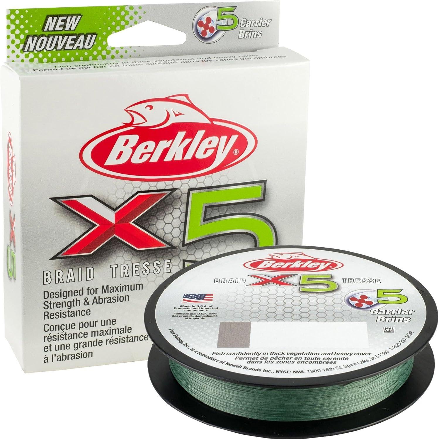image:imageBerkley x5 Braid Fishing LineCrystal