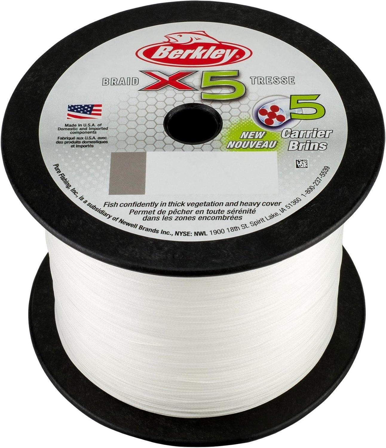 image:imageBerkley x5 Braid Fishing LineLowVis Green