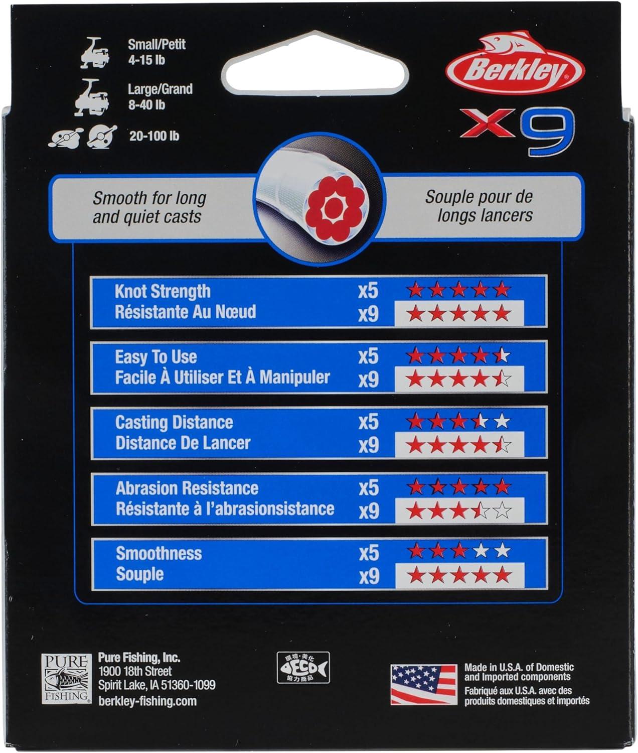 image:imageBerkley x9 Braid Fishing LineFlame Green