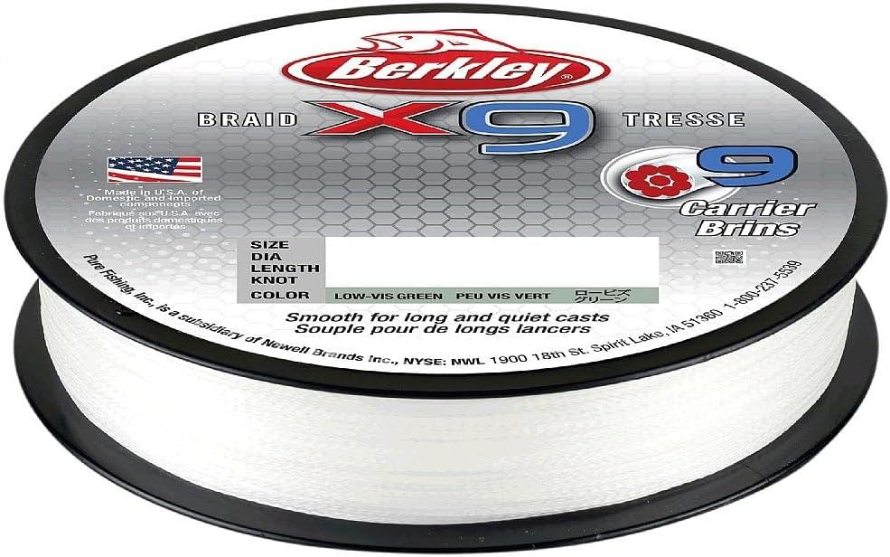 image:imageBerkley x9 Braid Fishing LineLowVis Green