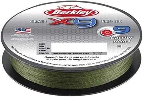 image:imageBerkley x9 Braid Fishing LineLowVis Green