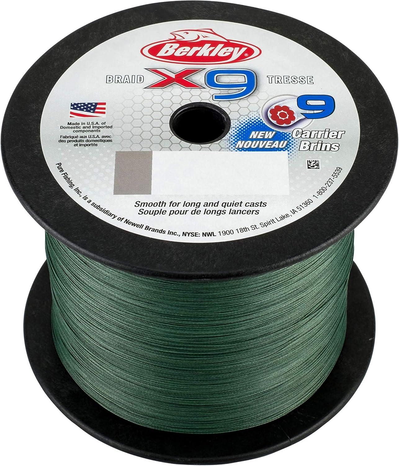 image:imageBerkley x9 Braid Fishing LineLowVis Green