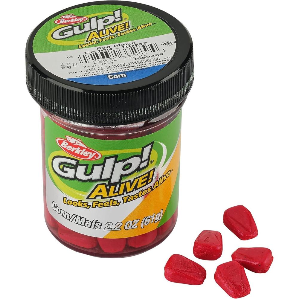 image:imageBerkley Gulp Alive Corn Fishing Soft BaitRed Maize