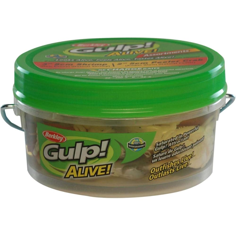 image:imageBerkley Gulp Alive ShrimpPeeler Crab AsstmntAssorted