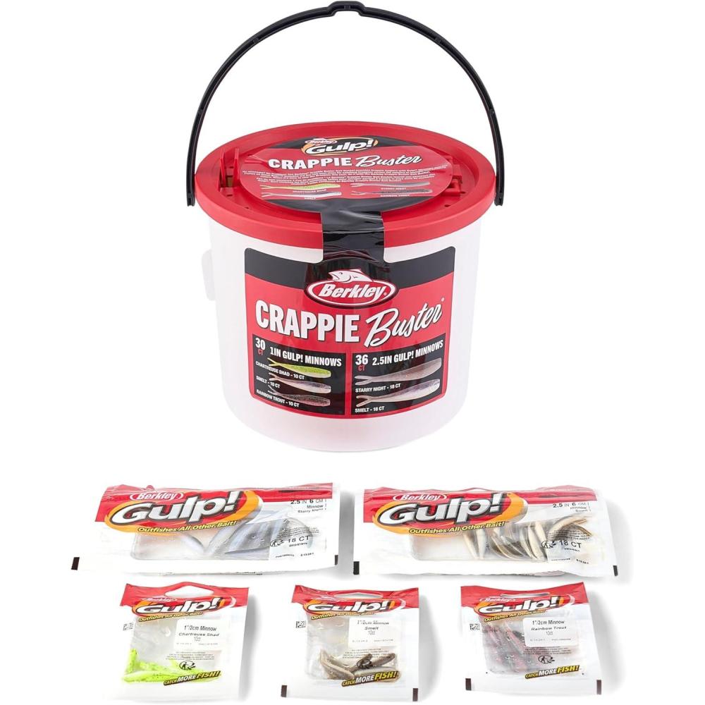 image:imageBerkley Gulp Minnow Fishing Soft BaitCrappie Buster Variety Kit
