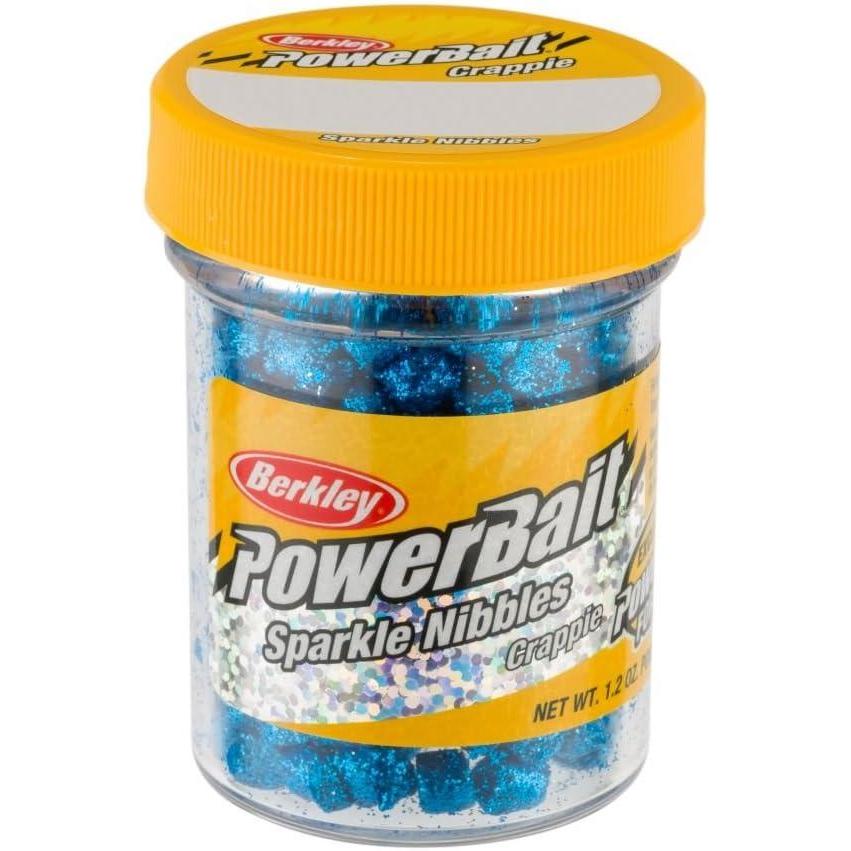 image:imageBerkley PowerBait Crappie Nibbles Dough Fishing BaitBlue Sapphire Sparkle