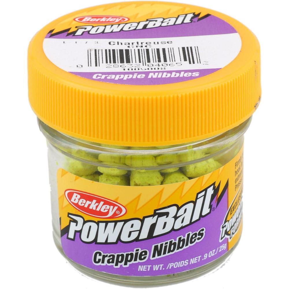 image:imageBerkley PowerBait Crappie Nibbles Dough Fishing BaitChartreuse