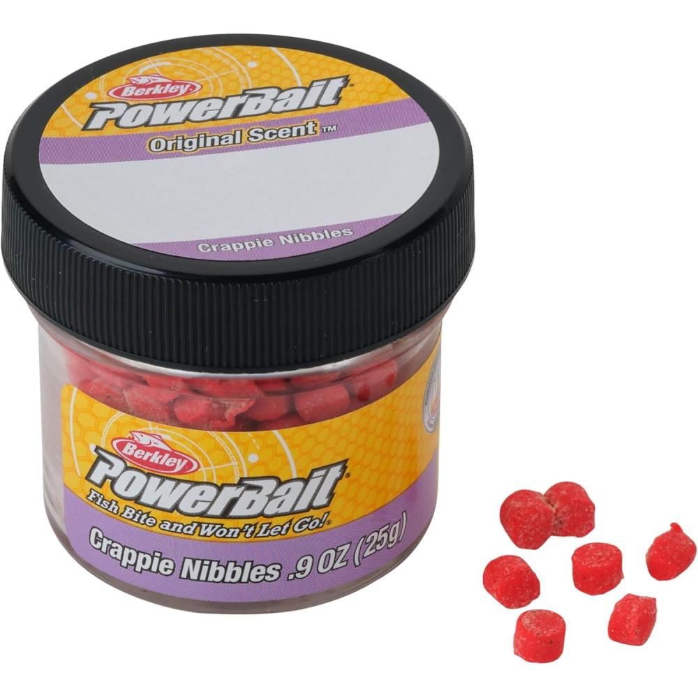 image:imageBerkley PowerBait Crappie Nibbles Dough Fishing BaitFluorescent Red