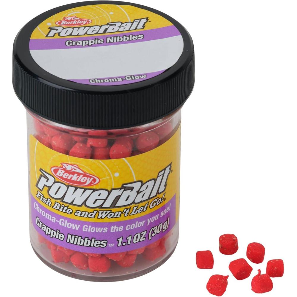image:imageBerkley PowerBait Crappie Nibbles Dough Fishing BaitGlow Red