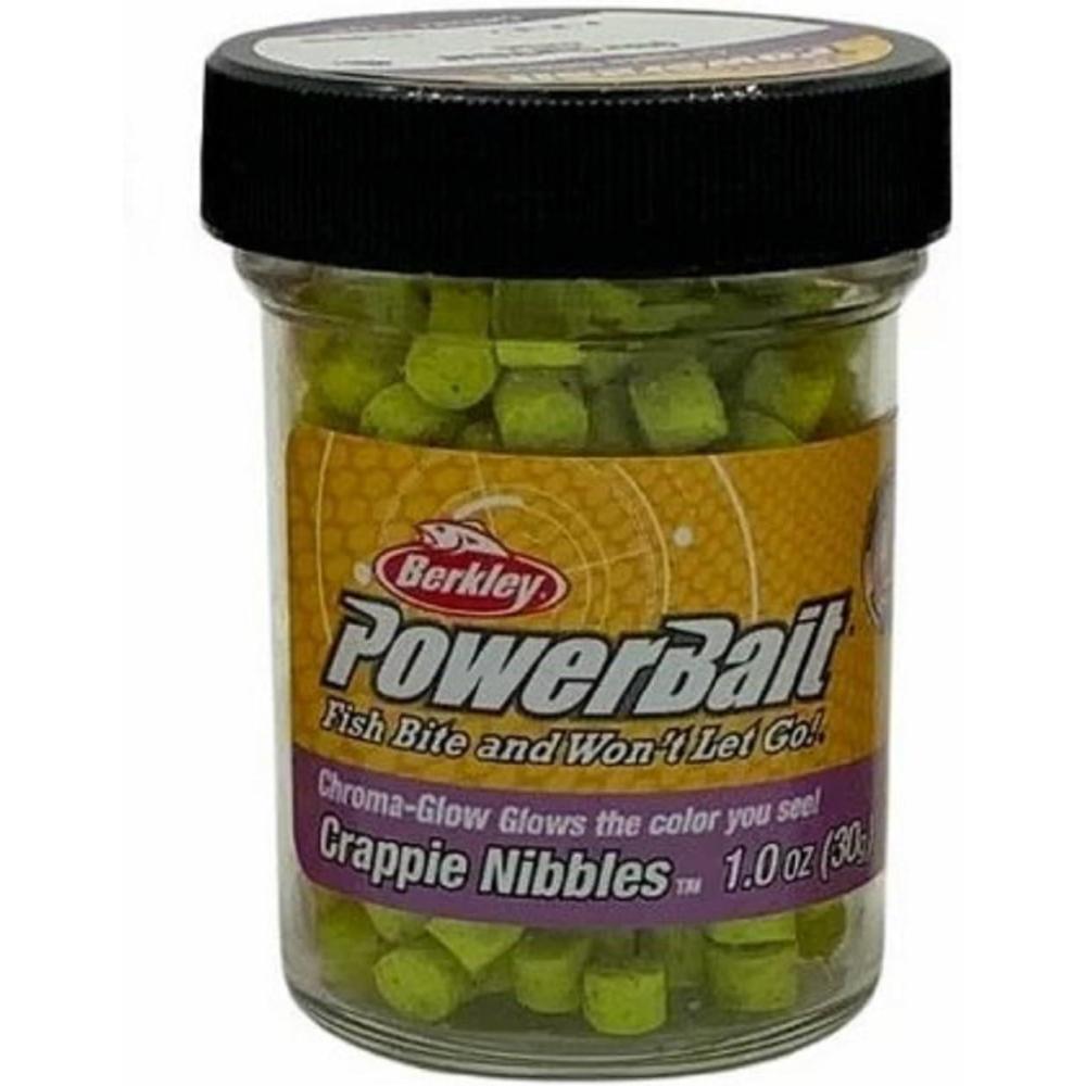 image:imageBerkley PowerBait Crappie Nibbles Dough Fishing BaitGlowChartreuse