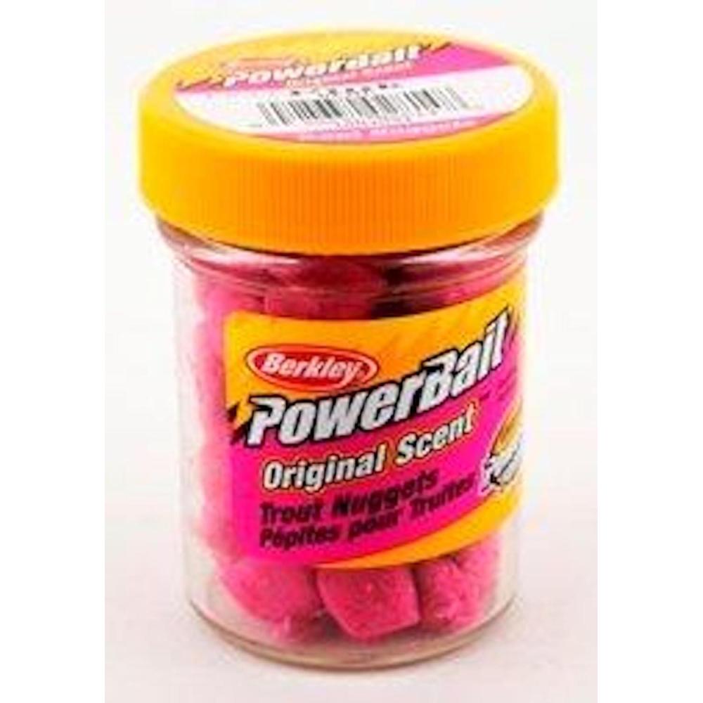 image:imageBerkley PowerBait Power Nuggets Fishing Dough Bait Assorted Colors Scent Dispersion Technology Irresistible Scent and Flavor Moldable and Easy to UsePink