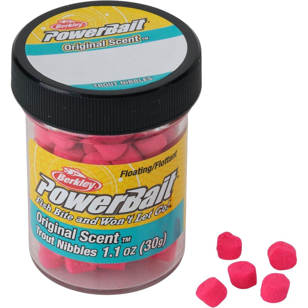 image:imageBerkley PowerBait Trout Nibbles Fishing Dough BaitFluorescent Red