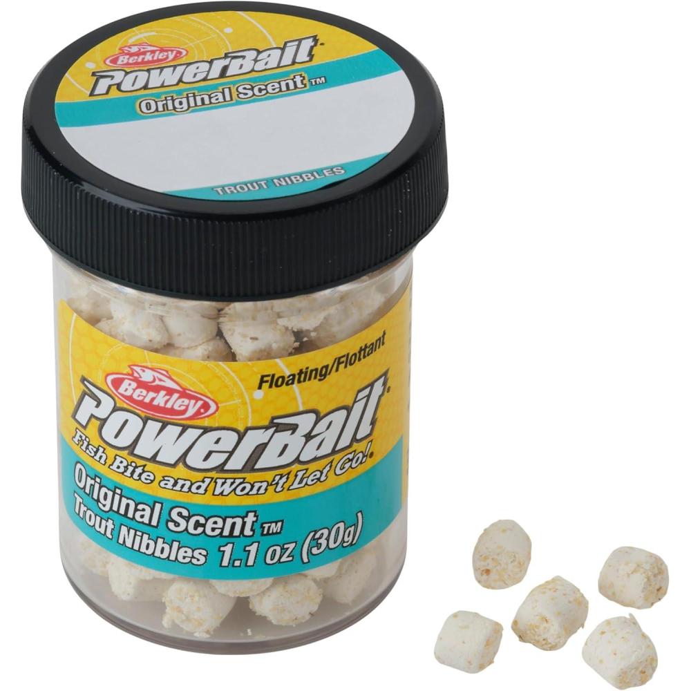 image:imageBerkley PowerBait Trout Nibbles Fishing Dough BaitMarshmallow White