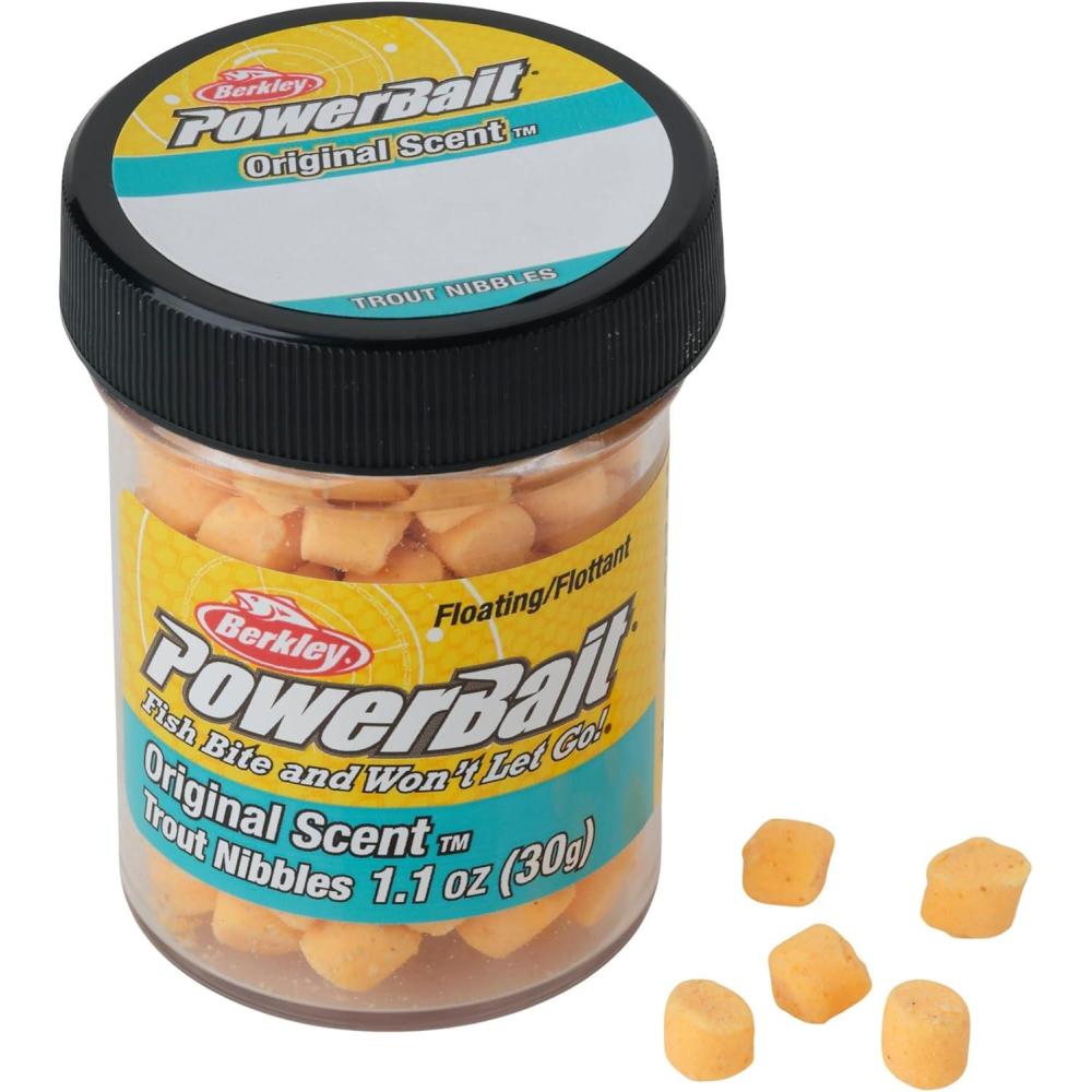 image:imageBerkley PowerBait Trout Nibbles Fishing Dough BaitPeach