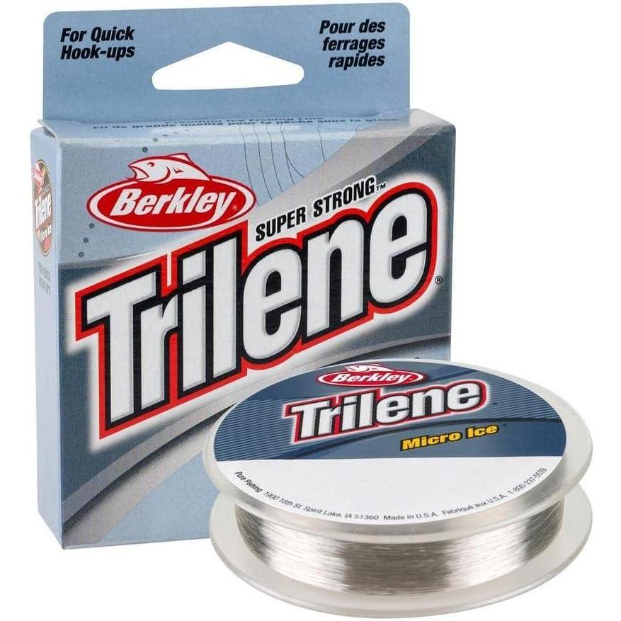 image:imageBerkley Trilene Micro Ice Monofilament Ice Fishing LineClear Steel
