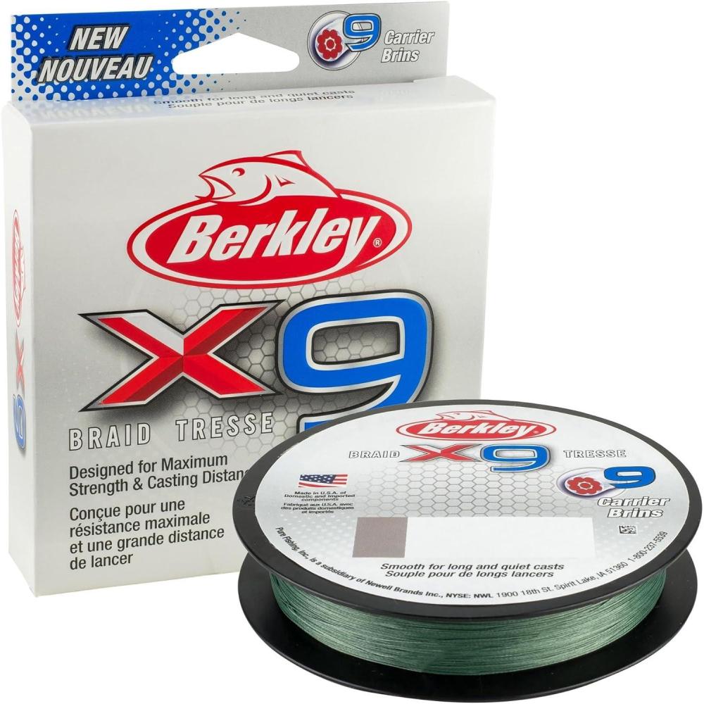 image:imageBerkley x9 Braid Fishing LineLowVis Green