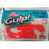 Berkley Gulp! Grub Saltwater Fishing Soft Bait(Salmon Red)
