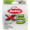 Berkley x5 Braid Fishing Line(Low-Vis Green)