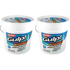 Berkley Gulp! Saltwater Fishing Soft Bait, Color Varies, Bucket Pail(Bucket Pail (Pack of 2))