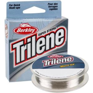 Berkley Trilene Micro Ice Monofilament Ice Fishing Line(Clear Steel)