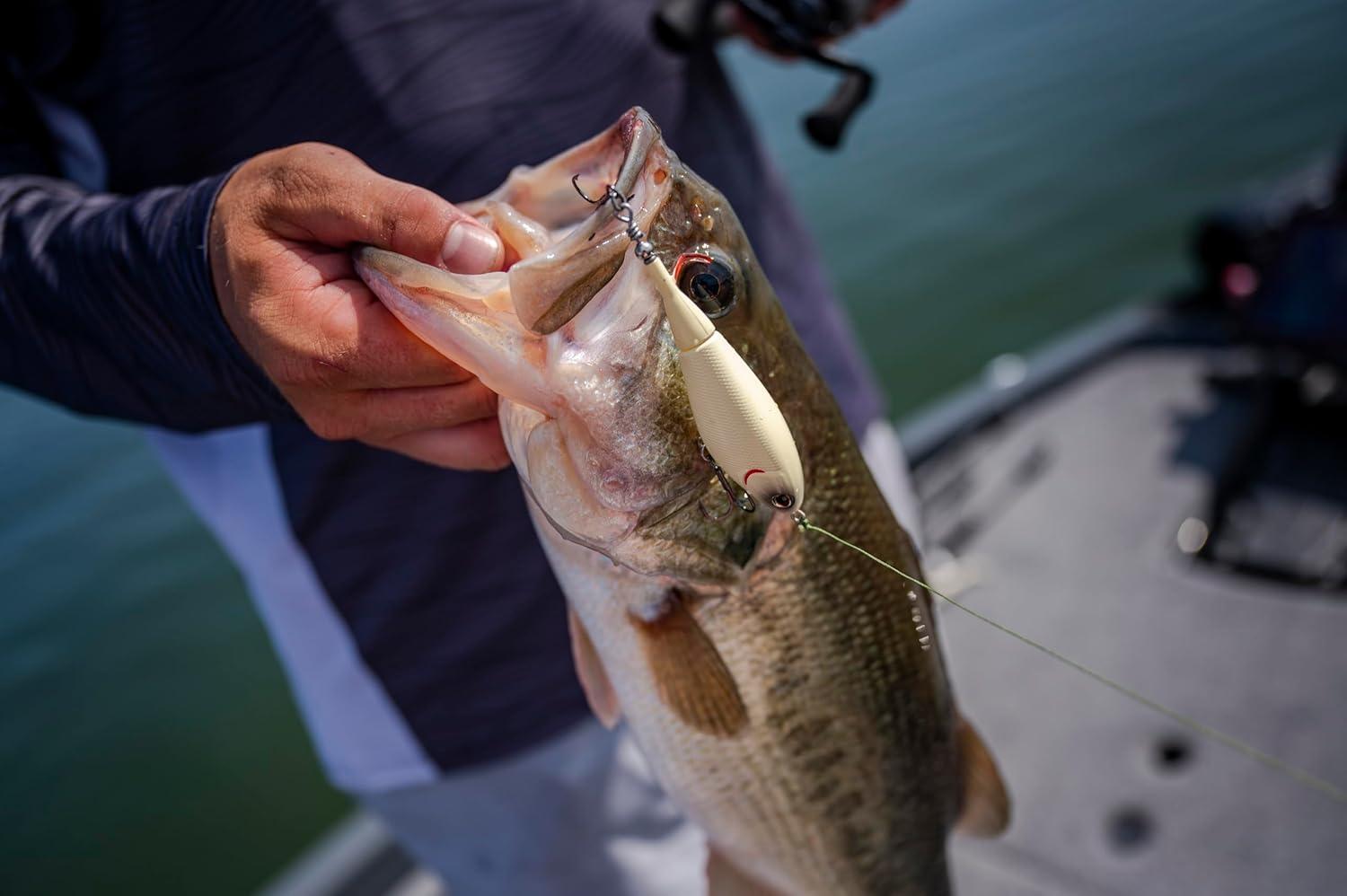 image:imageBerkley Choppo Topwater Fishing Lure Bone Size 90 Cupped Propeller Tail for Balance of Sound and Spray Equipped with Sharp Fusion19TM Hook