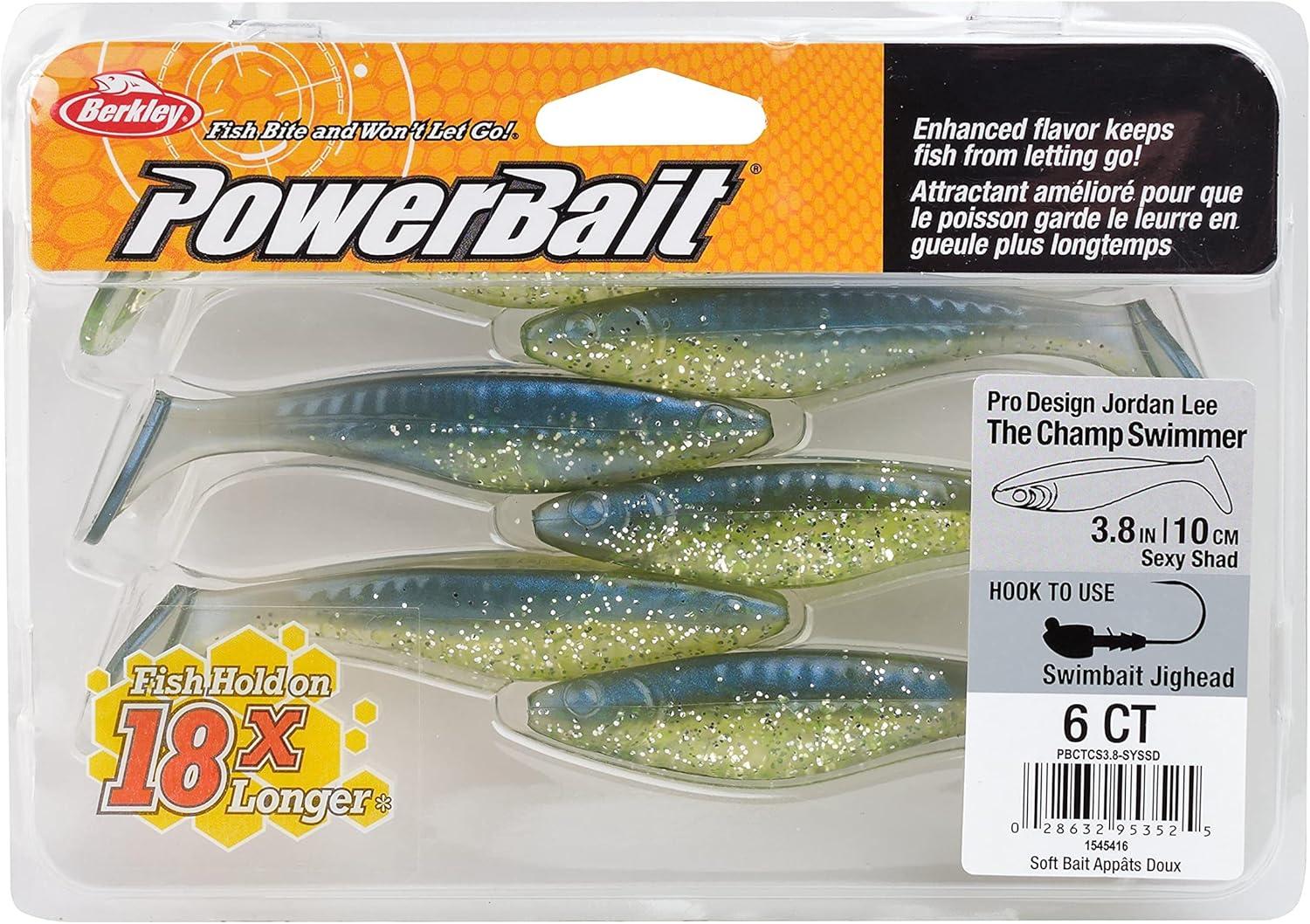 image:imageBerkley PowerBait The Champ Swimmer Fishing Soft BaitSexy Shad
