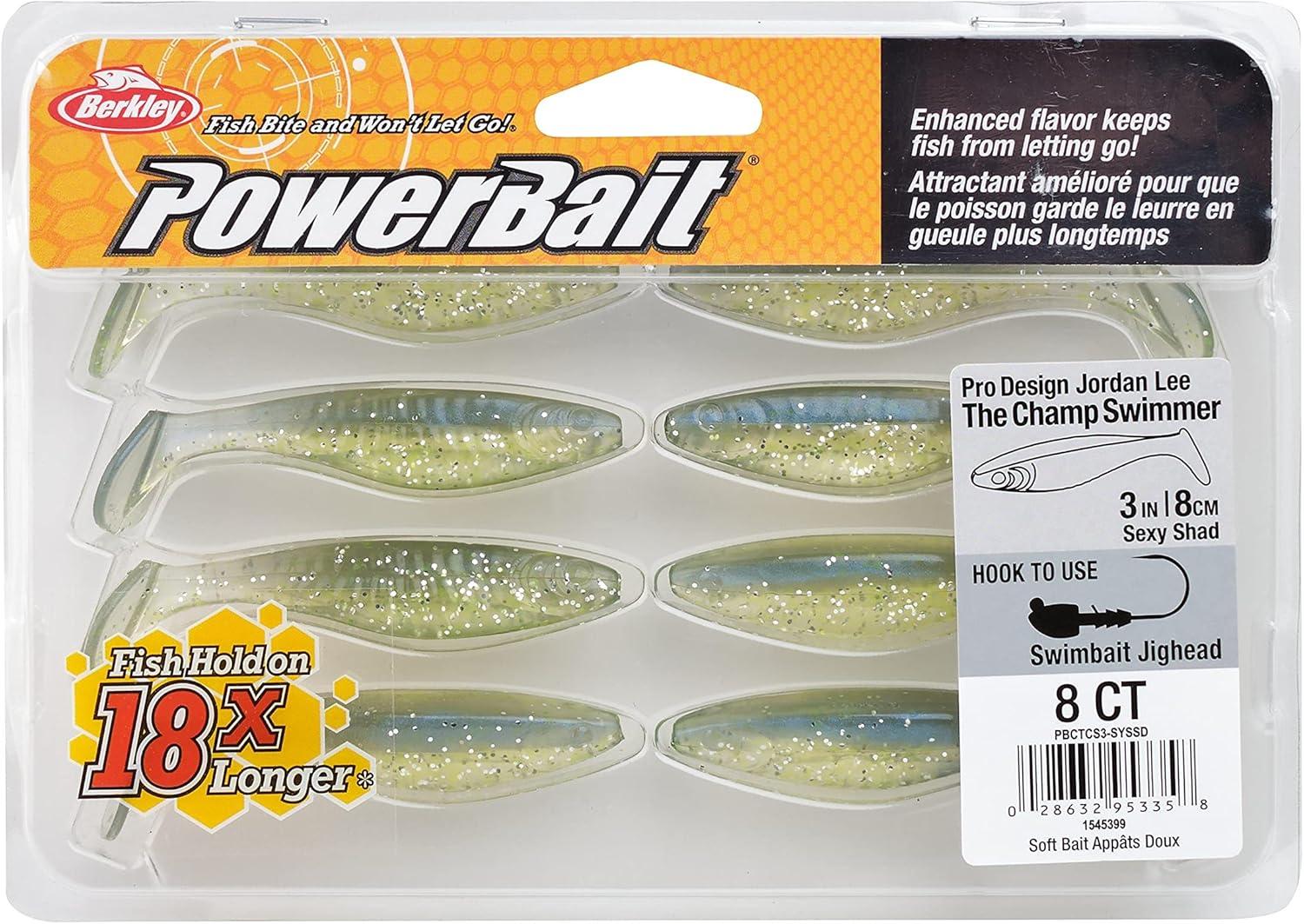 image:imageBerkley PowerBait The Champ Swimmer Fishing Soft BaitSexy Shad