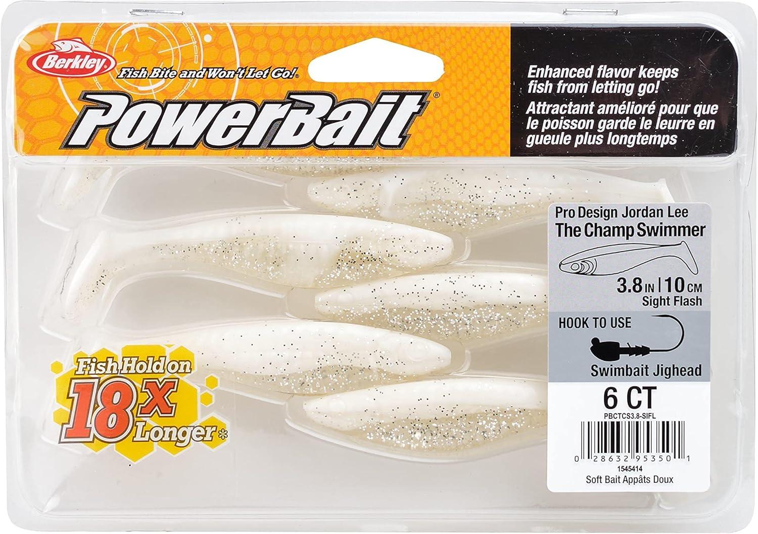 image:imageBerkley PowerBait The Champ Swimmer Fishing Soft BaitSight Flash