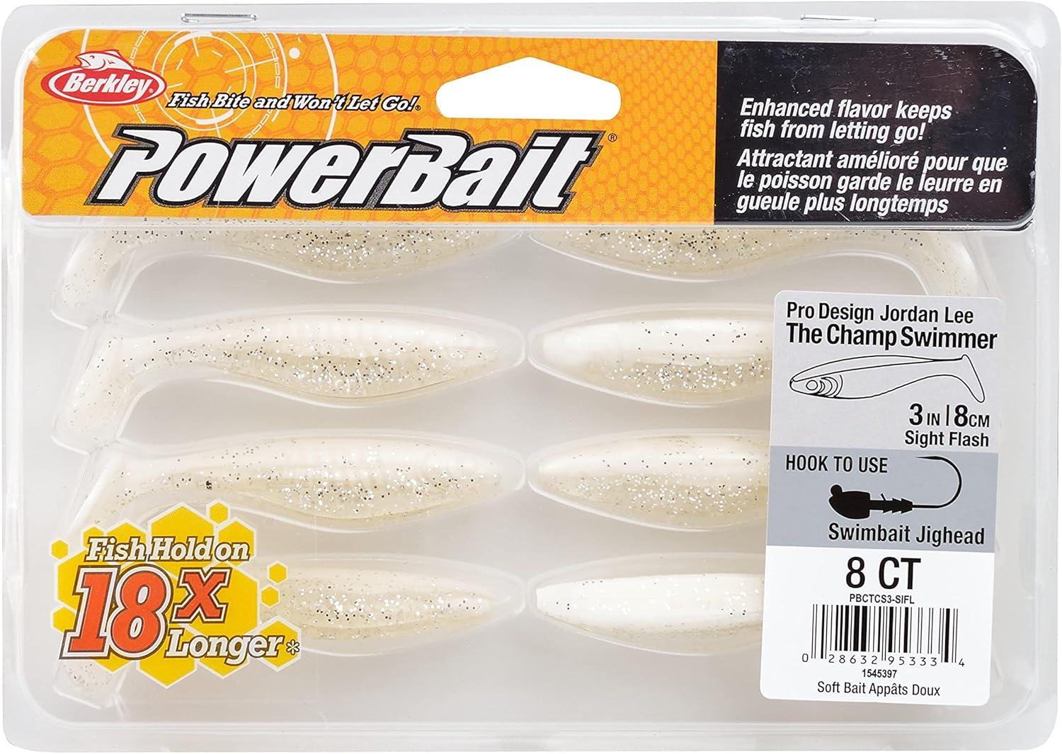 image:imageBerkley PowerBait The Champ Swimmer Fishing Soft BaitSight Flash