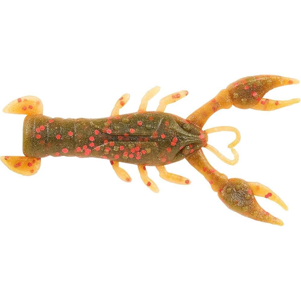 image:imageBerkley PowerBait MaxScent Lil Trooper Fishing Soft BaitWatermelon CopperOrange wRed