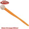 Berkley PowerBait Floating Mice Tails Fishing Soft Bait (1)(Glow/Orange Silver)