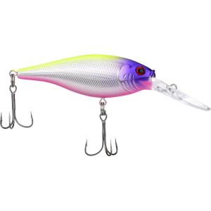 Berkley Flicker Shad Fishing Lure, Firetiger, 1/4 oz, 2 1/4in | 6cm Crankbaits, Size, Profile and Dive Depth Imitates Real Shad, Equipped with Fusion19 Hook