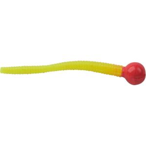 Berkley PowerBait Floating Mice Tails Fishing Soft Bait (1)(Fluorescent Red/Chartreuse)