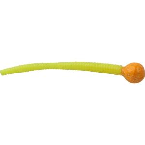 Berkley PowerBait Floating Mice Tails Fishing Soft Bait (1)(Orange Silver/Chartreuse)