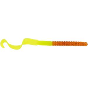 Berkley PowerBait Power Worms Fishing Soft Bait(Pumpkin Chartreuse)