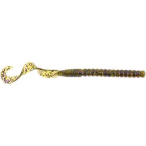 Berkley PowerBait Power Worms Fishing Soft Bait(Watermelon Purple Red Fleck)