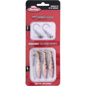 Berkley PowerBait The Champ Swimmer Fishing Soft Bait(Assorted – HD Yellow Perch / HD HD Bluegill)