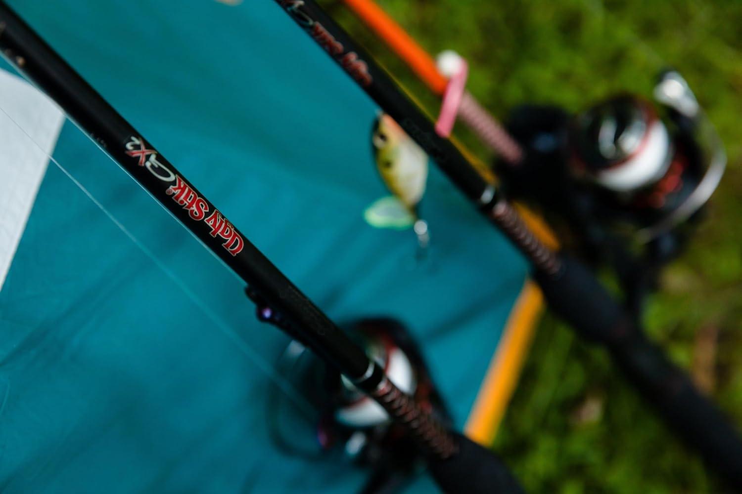 image:imageUgly Stik 66 GX2 Spinning Rod Three Piece Spinning Rod 615lb Line Rating Medium Rod Power Moderate Fast Action 1858 oz Lure RatingOld Model