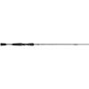 Abu Garcia Vengeance Casting Fishing Rod, 1-Piece Graphite Fishing Rod for Freshwater or Saltwater Fishing, Shock Absorbing Tip(New Model)