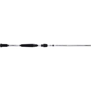 Abu Garcia Vengeance Casting Fishing Rod, 1-Piece Graphite Fishing Rod for Freshwater or Saltwater Fishing, Shock Absorbing Tip(Old Model)