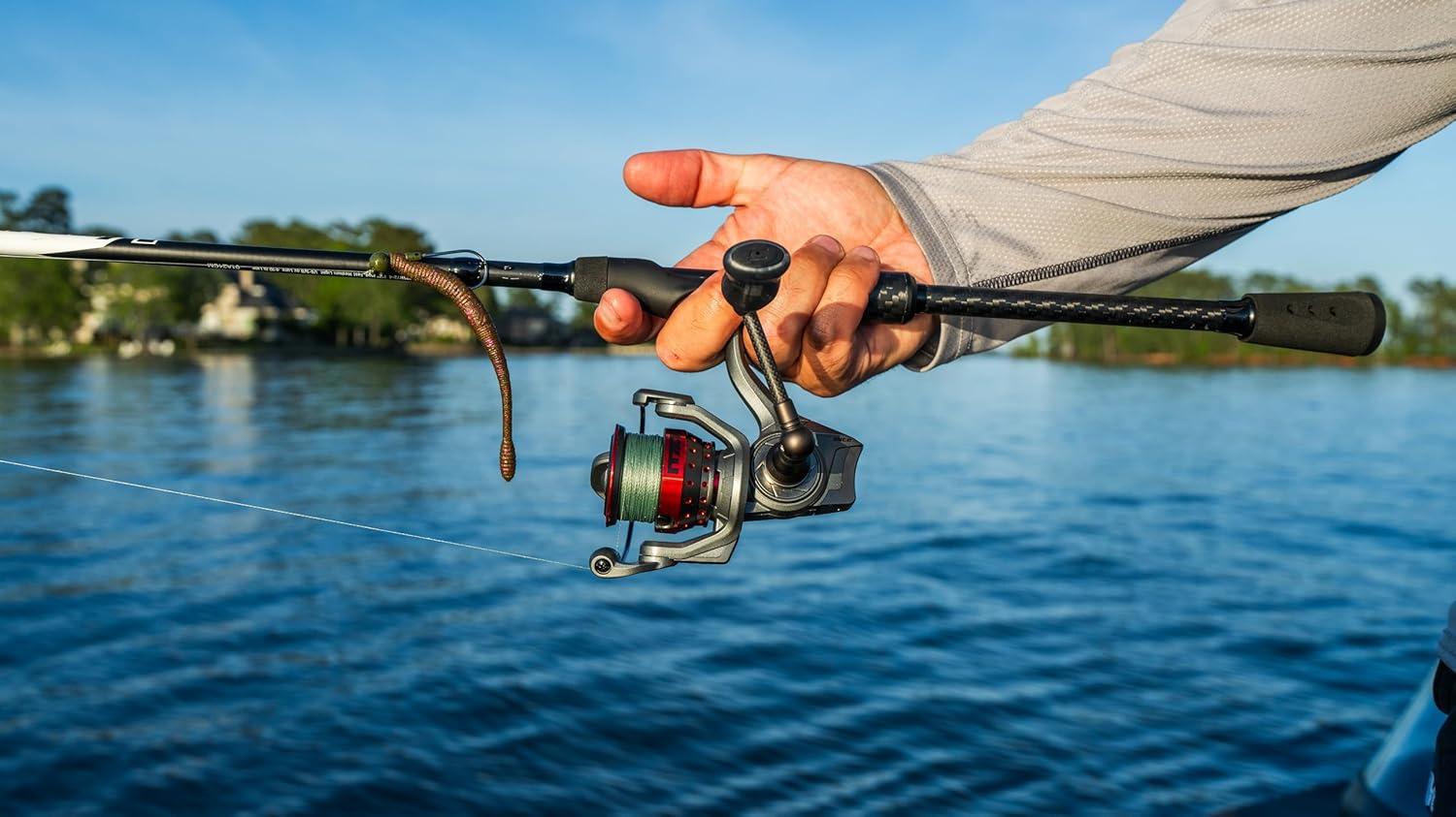 image:imageAbu Garcia Elite Max Spinning Reel RightLeft Handle Position Hybrid Front Drag for Smooth Operation Saltwater or Freshwater Fishing ReelNew Model