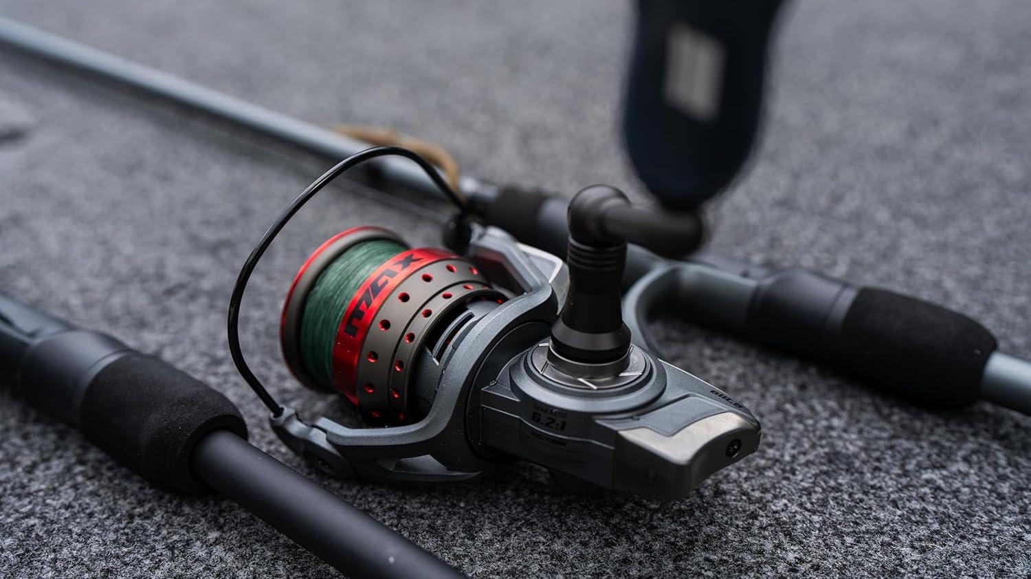 image:imageAbu Garcia Elite Max Spinning Reel RightLeft Handle Position Hybrid Front Drag for Smooth Operation Saltwater or Freshwater Fishing ReelNew Model