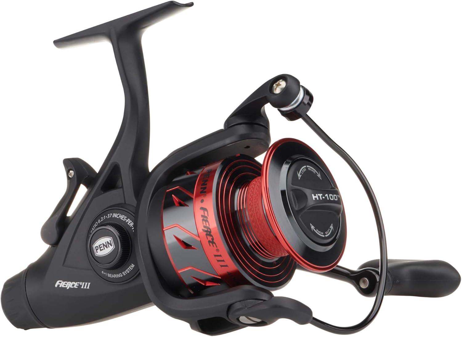 image:imagePenn Fierce III Spinning Inshore Fishing Reel Size 2000 RightLeft Handle Position 5 Bearings for Smooth OperationFierce III Live Liner