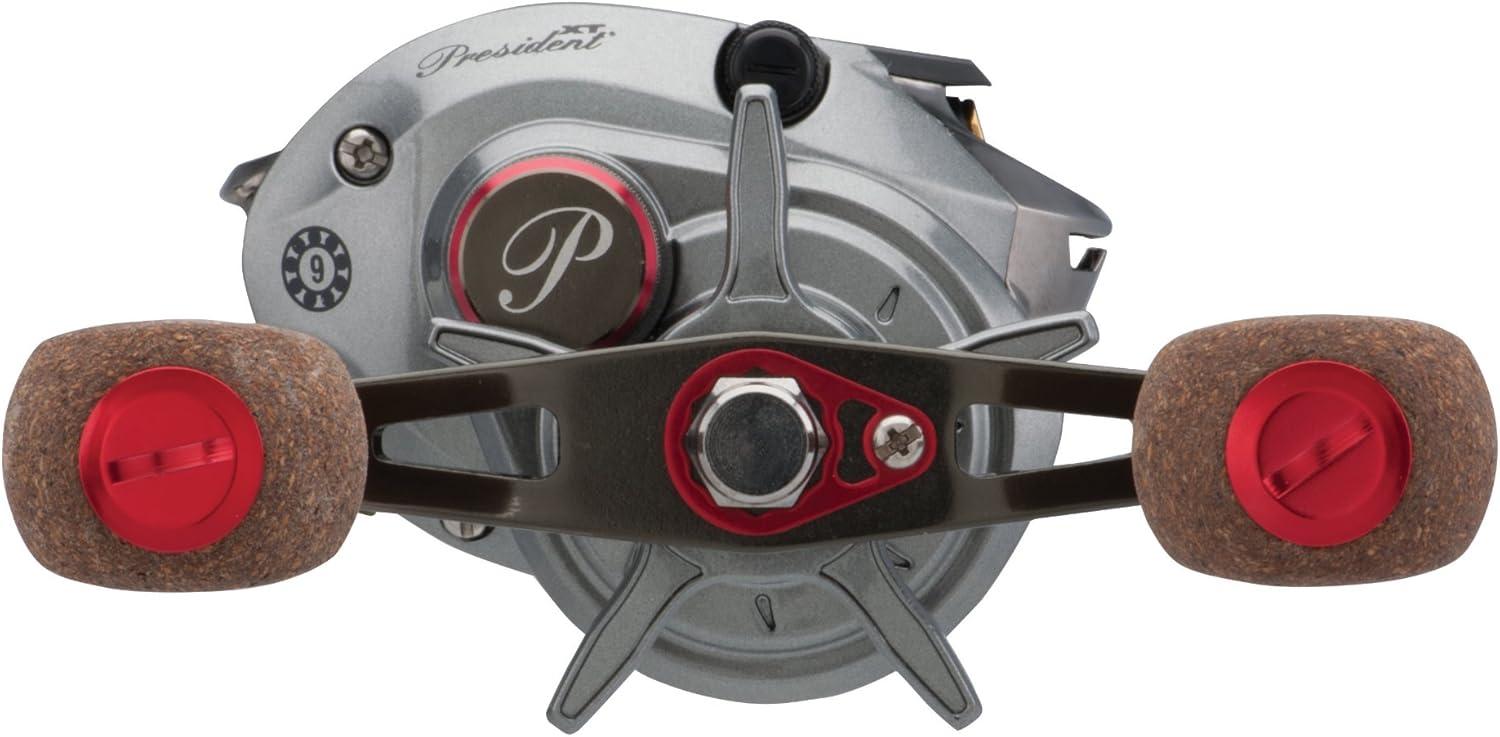 image:imagePflueger President XT Low Profile Baitcast Reel Size LP Fishing Reel Right Handle Position Aluminum Spool Star Drag System