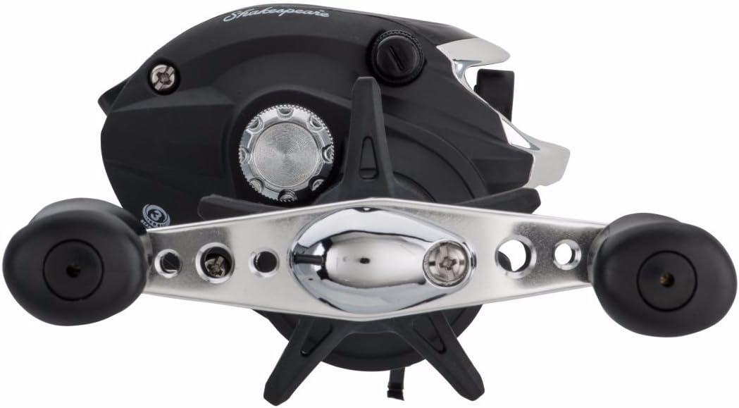image:imageShakespeare Agility Low Profile Baitcast Fishing Reel Right Handle Position MultiDisk Drag System Brass Drive and Pinion Gears