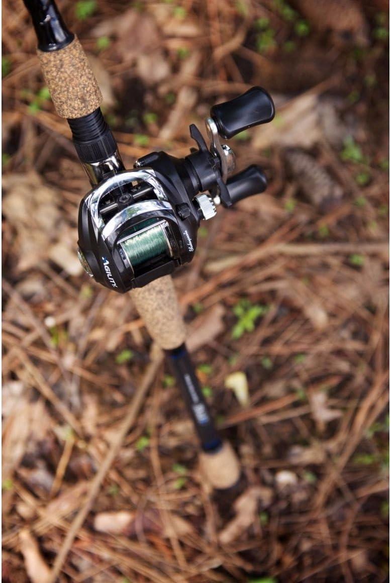 image:imageShakespeare Agility Low Profile Baitcast Fishing Reel Right Handle Position MultiDisk Drag System Brass Drive and Pinion Gears