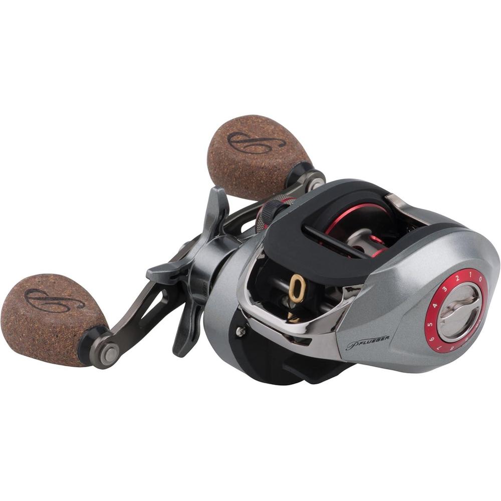 image:imagePflueger President XT Low Profile Baitcast Reel Size LP Fishing Reel Right Handle Position Aluminum Spool Star Drag System
