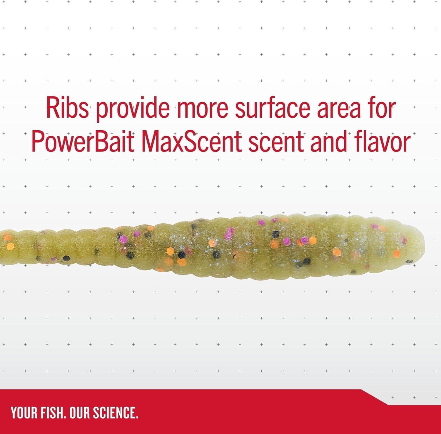 image:imageBerkley Berkley PowerBait MaxScent Flat WormGreen PumpkinWatermelon