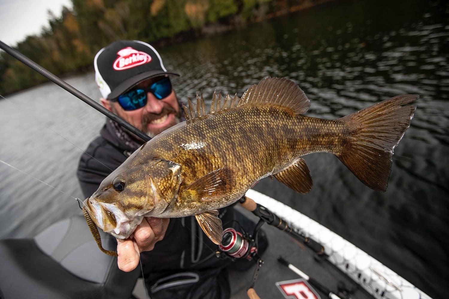 image:imageBerkley Berkley PowerBait MaxScent Flat WormSmoke Black Purple